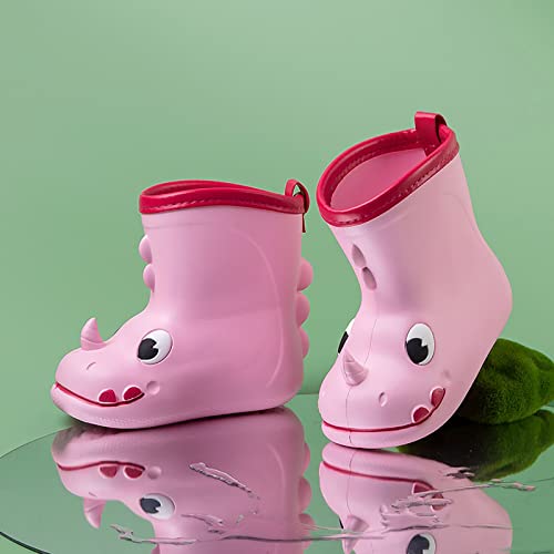 Baby Flats Sandals Cartoon Animals Rain Boots Toddler Kids Rain Shoes Childrens Adorable Lightwight Waterproof Shoes2