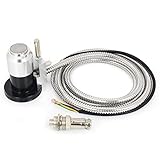 RATTMMOTOR Normally Open Mach3 CNC Automatic Tool Sensor Gauge Changer CNC Z Axis Probe Tool Touch Sensor Setter Setting 4 Wires for CNC Router Engraver Machine