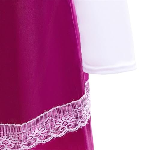 Disfraz completo niña Dressy Daisy talla 7-8 morado miniatura 5