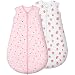 Yukkidds 2er Pack Schlafsack Baby 1.5 TOG, 100% Baumwolle...