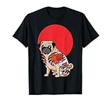 Yakuza Pug Tattoo T- Shirt by Huebucket T-Shirt