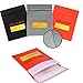 Lipo Batterie Sac,Jicyor 3pcs Noir Charge Protecion Securite Epreuve Feu Ignifuge Batterie Poch LiPo Guard Sac Protection Incendie pour RC LiPo Argent Passeport Bijoux Objets Valeur