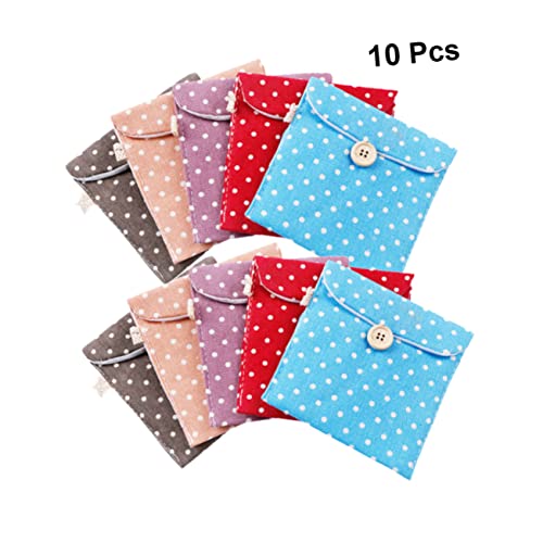 Hemoton 10 Pçs Pequenos Recipientes Id Carteira Porta-Moedas Portátil Pequena Bolsa De Armazenamento