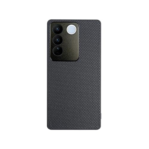Image of AIBEX Back Cover Compatible with Vivo V27 5G / Vivo V27 Pro 5G Super Frosted Shield Pro Hard Back Soft Border (PC + TPU) Shock Absorb Cover Raised Bezel Camera Protect PC Without Logo Cut