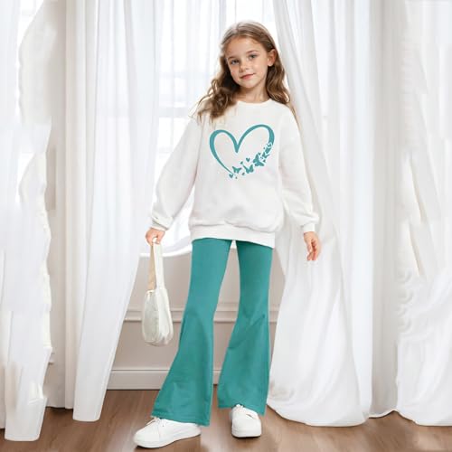 Sudadera con capucha y pantalones de manga larga para niña con estampado moderno elegante y cómodo 2