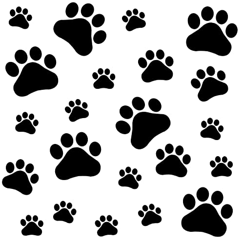 VinBee Sticker de Patas de Perro en Vinilo Removible 40 Pzs miniatura 1