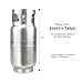 Flame King 33.5lb Aluminum Forklift Propane Tank with Gauge, DOT and TC Compliant, Lightweight, Rugged-Designed