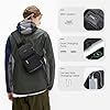 SPAHER Man Bag Sling Bag Anti-theft Backpack Mens Chest Bag Crossbody Shoulder Bag Messenger Bag Waterproof Daypack Rucksack For Business Outdoor Sports Hiking Camping Travelling Black #5