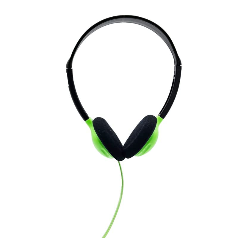 HamiltonBuhl Personal On-Ear Stereo Headphone, Green