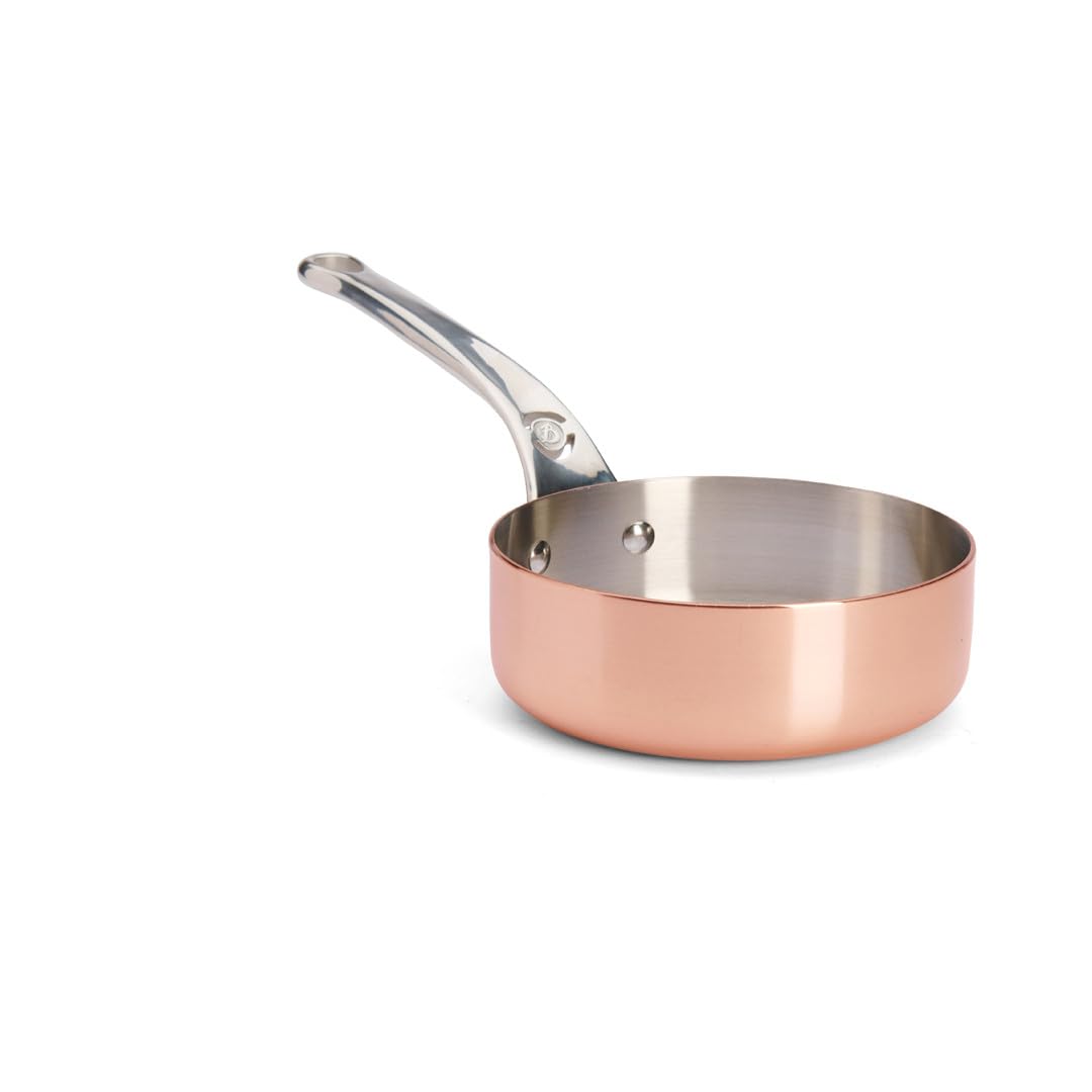 DE BUYER Sauteuse, Kupfer, Braun, 16 cm, 6230.16, Kupferbraun