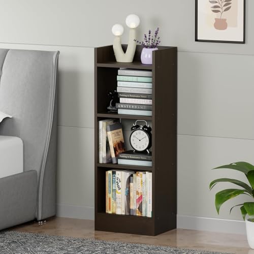 Image of Callas 3 Layer Multipurpose Engineered Wood Bookcase | Storage Organizer for Adults & Kids | Multi-Purpose Shelf for Books, Toys & Home Office Use (BR-008-Black)