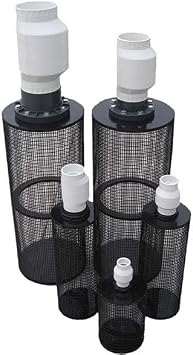 EasyPro PIF4 High Volume Centrifugal Pump Intake Filter, 4" Inlet Pipe | For external pumps. Recommended flow rate 350 gpm. 30" long x 11" dia. Includes PVC swing check valve to keep pumps primed