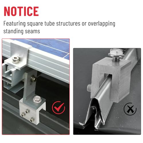 Image of 24PCS Standing Seam Roof Clamps
