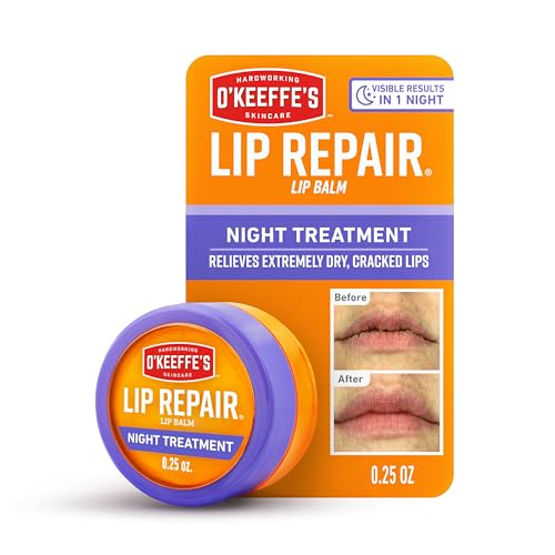 O'Keeffe's Lip Repair Night Treatment Lip Balm for Dry, Cracked