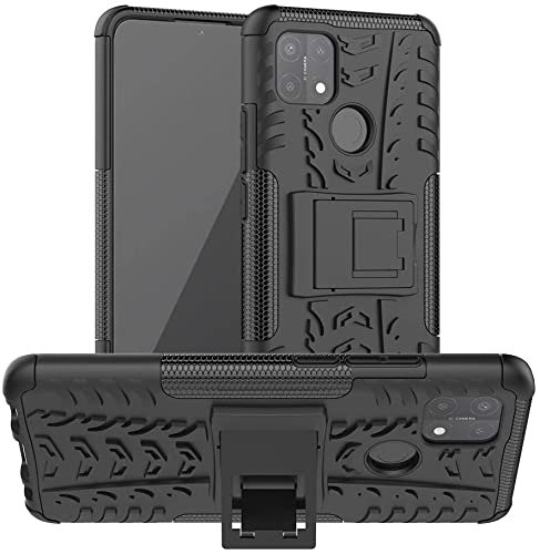 PIXFAB Custodia Oppo A15: Protezione Antiurto Ibrida Con Cavalletto Integrato – Robusta E Elegante! - 4