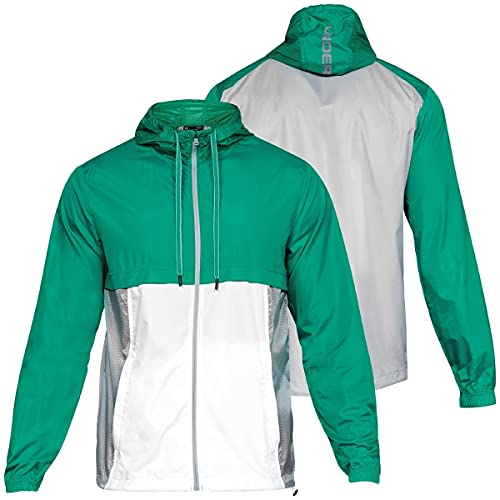 Under Armour Men's Sportstyle Windbreaker, Birdie Green (508)/White, XX-Large