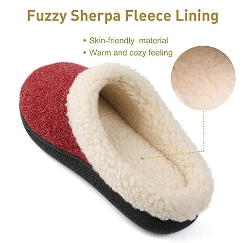 Image of Wishcotton Fuzzy Women's Slippers, Warm House Shoes