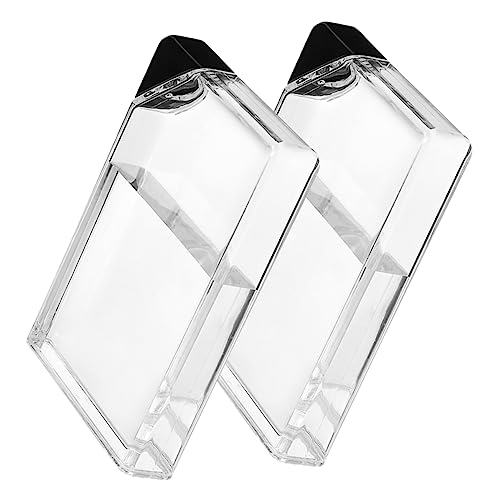 Gourde plate étanche BESPORTBLE : le lot de 2 bouteilles d'eau créatives anti-fuite