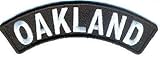 OAKLAND USA City White on Black 4