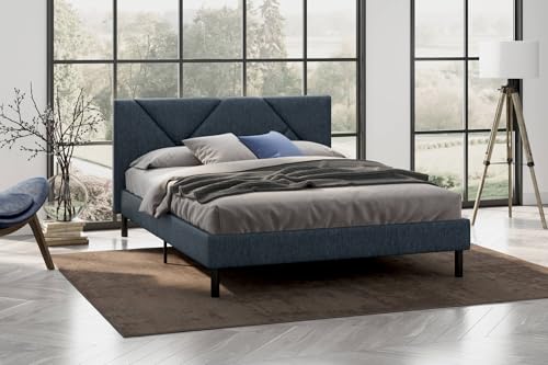 QUALITÀ E DESIGN - Articolo d'arredamento salvaspazio dal design moderno ed elegante, perfetto per arredare un ambiente contemporaneo e luminoso - Prodotto resistente e a garanzia del massimo comfort - Ideale per garantire un ottimo e confortevole riposo notturno