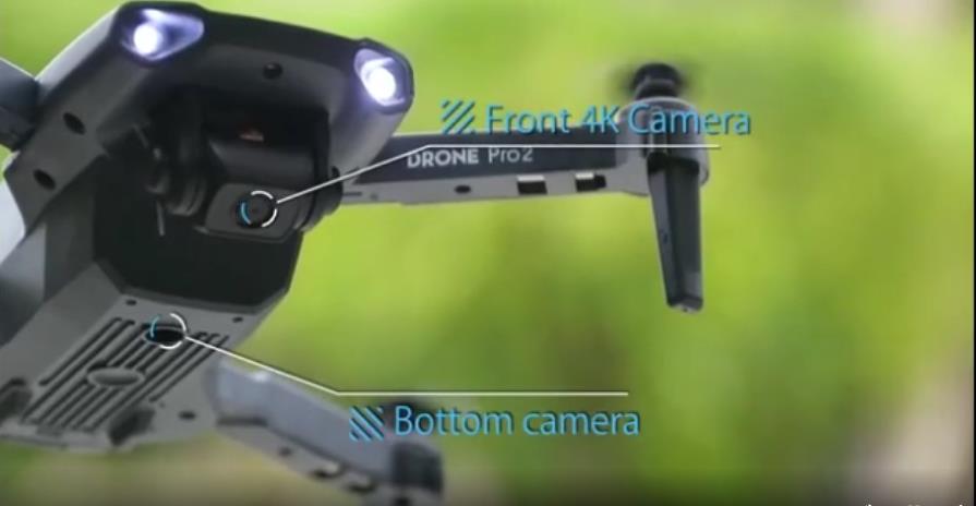 Drohne Mit Kamera 4K HD Faltbar RC Quadrocopter APP Live Übertragung Flugzeit 40 Minuten Dual Kamera Mit 2 Akkus… – Bild 8