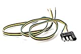 EAZ LIFT 36' Long 4-Way Wishbone Trailer Harness Male Plug (64843)