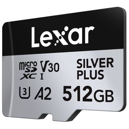 Lexar 512GB Silver Plus Micro SD Card, 205MB/s Read, 4K, V30, UHS-I - image 4
