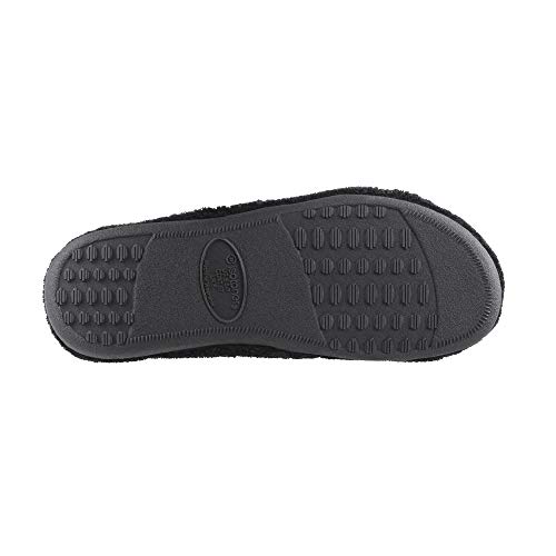 Image of isotoner Women's Signature X-Slide Slipper, Satin Trim with Memory Foam