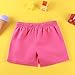 BRISIRA Boys Swim Trunks Bathing Suit Compression Boxer Brief Liner Swim Shorts Swimsuit Anti-Chafe Toddler Kids Youth Teen Hotpink