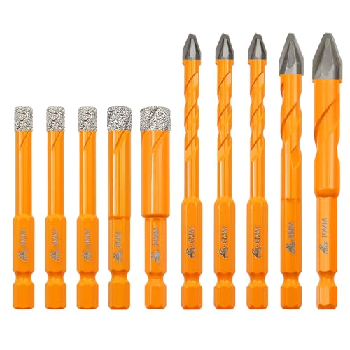 Exfein EX2 Fliesen- & Glasbohrer-Set 5-teilig