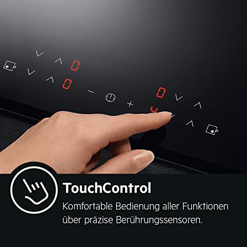 AEG IKB6431AXB Autonome kookplaat / kookplaat met touchscreen, pannenherkenning & Hob²Hood-functie / inductiekookplaat / 4 kookzones / roestvrij stalen frame / 60 cm - Image 4