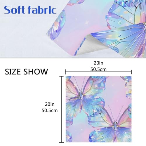 Servilletas de tela multicolor pack 6 20x20 in miniatura 6