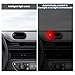 Shudyear Car Solar Power Simulated Dummy Alarm，Anti-Theft LED Flashing Security Light Fake lamp with USB Charger Port，Car Accessories for Most Cars,2PCS (red)