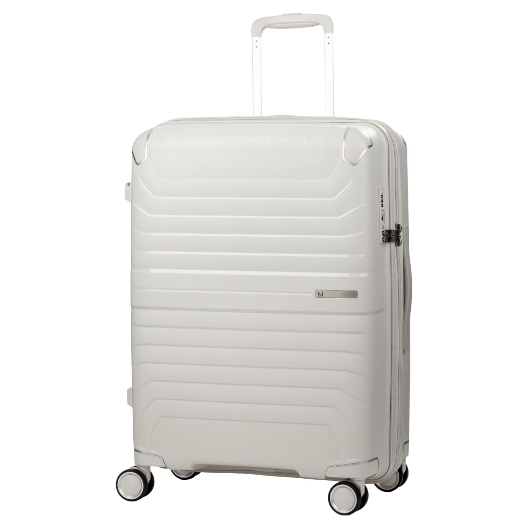LEGEND WALKER LW 5304 VITA hardshell Expansion security zipper Spinner Luggage White