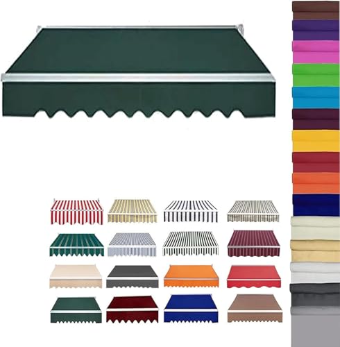 Auvent imperméable et rétractable haute résistance, solution d'ombrage durable 450x400cm - 2