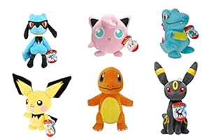 BOTI Pokemon – Plüschtier 20 cm Wave 12 – Display 6 Stück