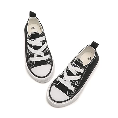 Komfyea Boys And Girls Soft Sole Toddler Little Kids Sneaker Shoes Black30 #TOP4