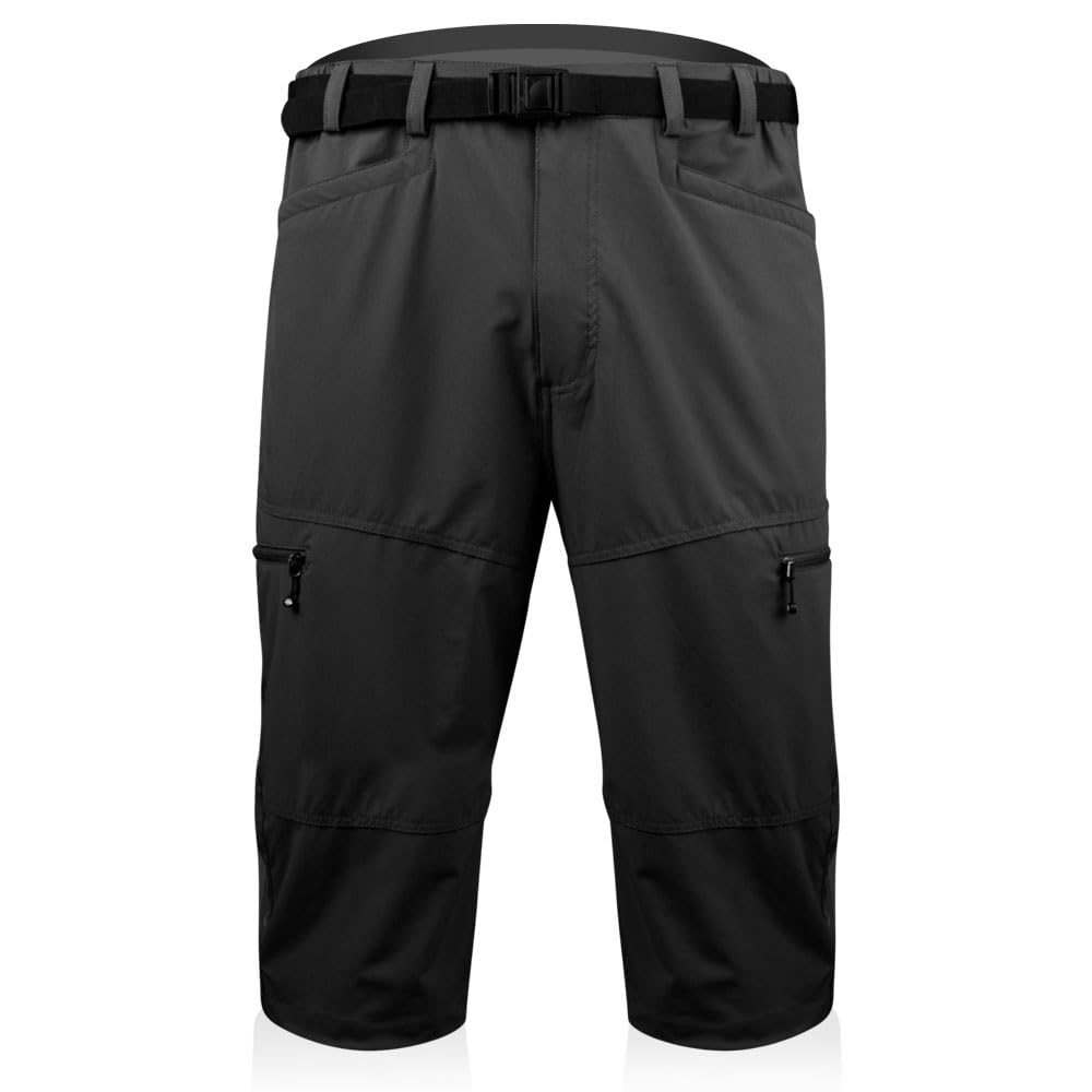 AERO|TECH|DESIGNS | Men's Multi-Sport Knickers | Urban Pedal Pushers | Large | Black