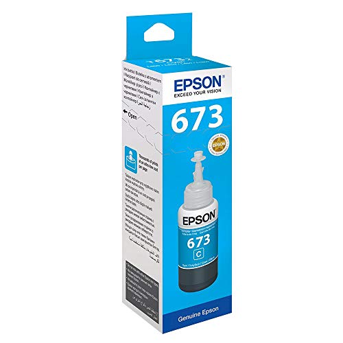 Epson T664 Ecotank Ink Ultra-High Capacity Bottle Cyan (T664220-S) For Select Ecotank Printers #TOP1
