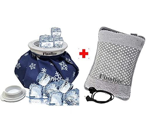 FINALIZE Heating Pad with Gel for Pain Relief & Ice Bag Combo | Heat Pouch Hot Water Bottle Bag | Heating Bag for Pain Relief Heating pad hot water bag hot bags for pain relief hot water bag-Multi (Ice-Velvet Hot Bag Combo) (B09MDMGRKW) Amazon Price History, Amazon Price Tracker