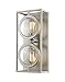 Z-Lite 448-2S-AS 2 Light Wall Sconce, Antique Silver