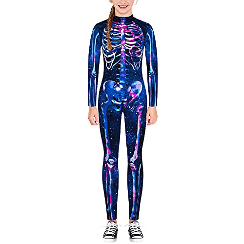 Disfraz Halloween kids esqueleto 7-14 años miniatura 4