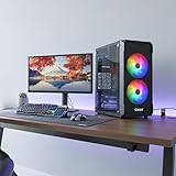 CHIST I7 Gaming pc Full Setup Desktop Complete Computer System(Core i7 860 Processor/DDR3 16GB Ram/512GB SSD/GT 730 4GB Graphics/650 PSU/19 inch Monitor/Gaming K/M/WiFi-Bluetooth)