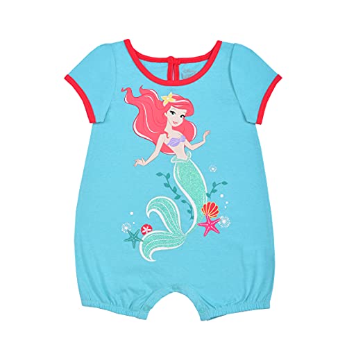 Disney Baby Ariel The Little Mermaid 3 Pack Rompers, Orange, 3-6 Months #TOP4