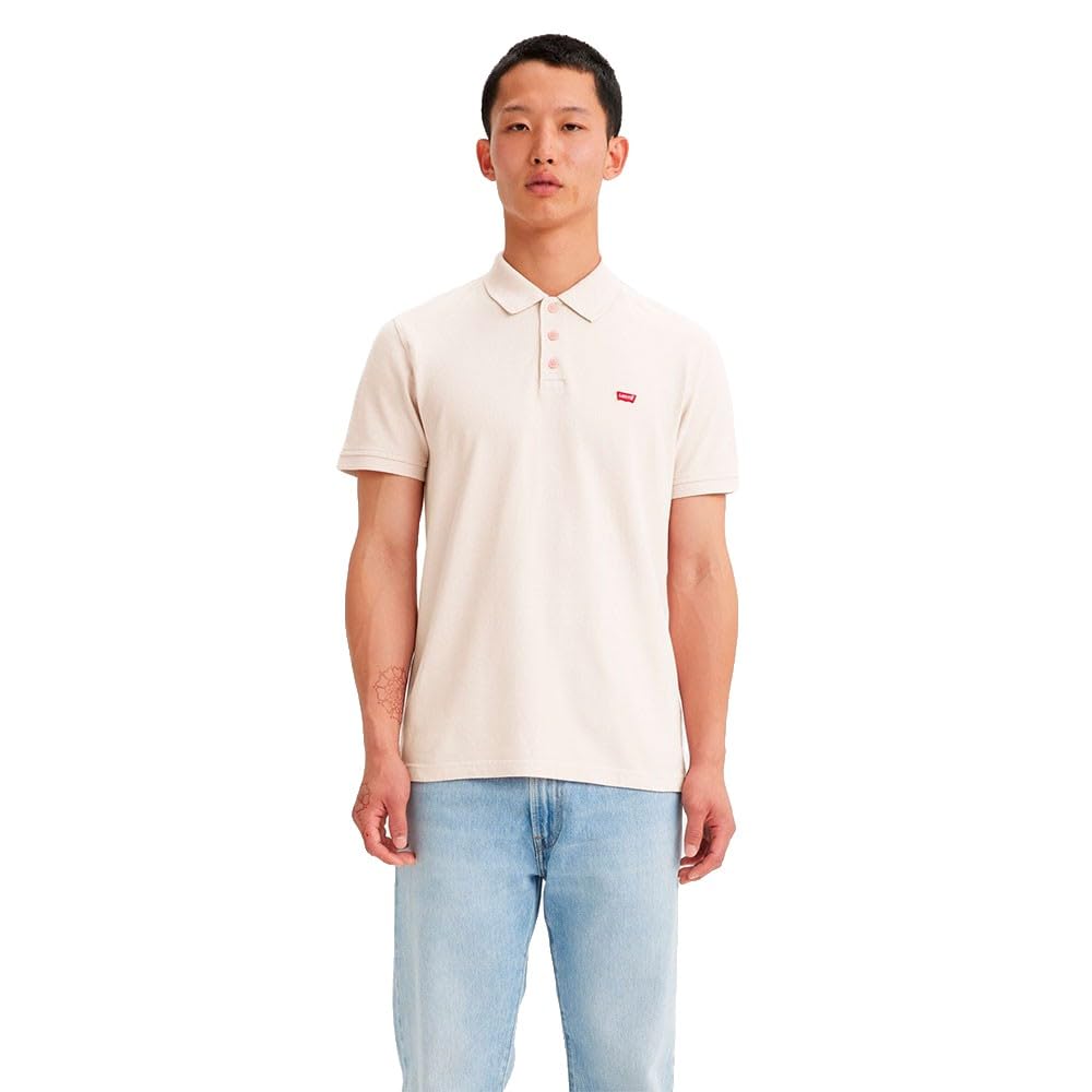 Levi's Men's HM Polo Shirt, Crystal PINK, L
