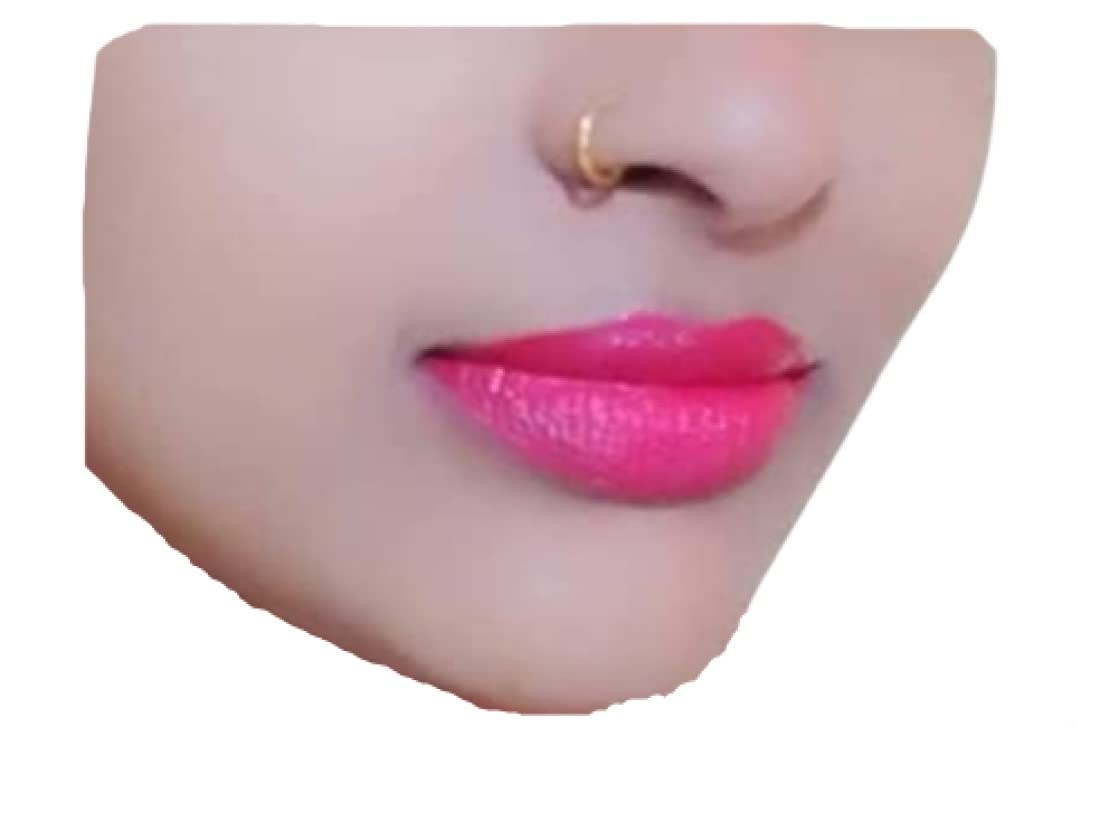 TRS jewels 8mm Round Daily Use Nose Ring 18K Yellow Gold Plated girls for women-image-40
