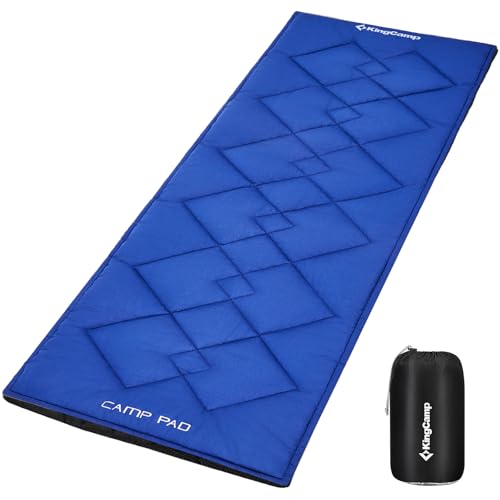 Surmatelas de camping en coton KingCamp pour chaise longue de jardin