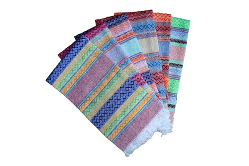 Image of Tortilla Warmer Cloth Mexican Design Warmers, 100% Cotton Tapestry Fabric, Large (wavee)