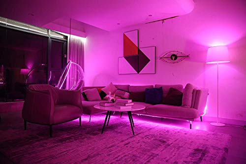 Lâmpada Xiaomi Yeelight RGB LED Inteligente Decoração 16 milhões Cores, Funciona com Alexa