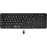 TECHMADE Tastiera Wireless con Touchpad Multidirezionale